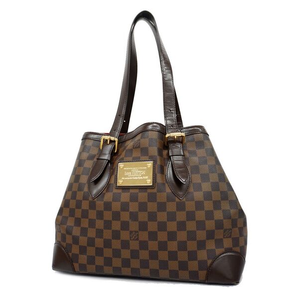 Louis Vuitton Tote Bag Damier Hampstead MM - Picture 1 of 11